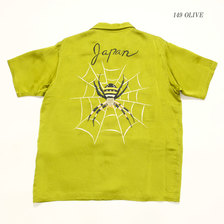 TAILOR TOYO S/S SUKA RAYON SHIRT "SPIDERWEB" TT38203画像