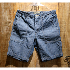 FOB FACTORY CHAMBRAY BAKER SHORTS F4164画像