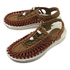 KEEN MEN UNEEK Dark Earth/Fired Brick 1020784画像