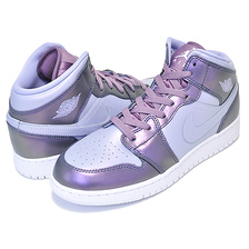 NIKE AIR JORDAN 1 MD SE(GS) monsoon blue/purple rise AV5174-400画像