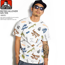 BEN DAVIS RETRO ALLOVER S/S TEE -WHITE- C-9580025画像