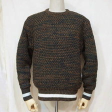 SAMURAI JEANS SJIHN19-101 インディゴクルーネックセーター画像