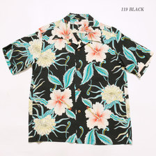 SUN SURF S/S RAYON HAWAIIAN SHIRT "MOON LIGHT GARDEN" SS38045画像