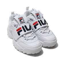 FILA Disruptor II Premium Applique WH/FNV/FRD F0303-0125画像