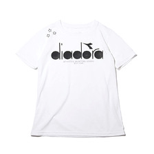 DIADORA W LOGO T SHIRTS WHITE DGC9526-90画像