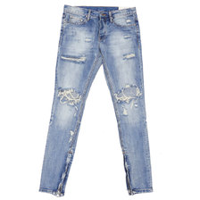 mnml M1 STRETCH DENIM PANTS INDIGO BLUE画像