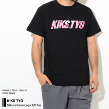 KIKS TYO Sakura Camo Logo S/S Tee KT1904T-02画像