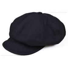 THRIFT 8パネルキャスケット ブラックデニム 1314237B画像