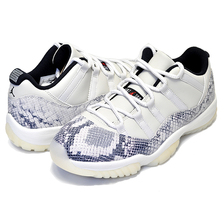 NIKE AIR JORDAN 11 RETRO LOW LE SNAKE light bone/university red-sail CD6846-002画像
