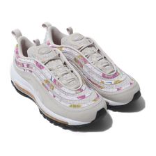 NIKE W AIR MAX 97 SE LT ORWD BRN/WHT-LSR ORNG-WHT BV0129-101画像