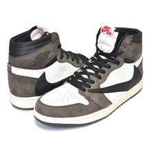 NIKE AIR JORDAN 1 HI OG TRAVIS SCOTT SP sail/black-dark mocha CD4487-100画像