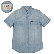 LEE S/S WESTERN SHIRTS LIGHT USED LT0634-256画像