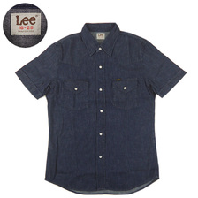 LEE S/S WESTERN SHIRTS INDIGO LT0634-100画像
