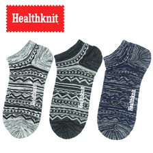 Healthknit スラブエスニック ソックス 3P 191-3502画像