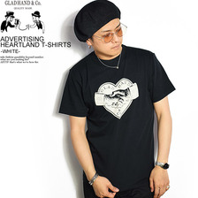 GLAD HAND ADVERTISING HEARTLAND - T-SHIRTS -BLACK- GH-19-MS-04画像