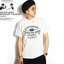 GLAD HAND ADVERTISING BAGGAGE - T-SHIRTS -WHITE- GH-19-MS-06画像