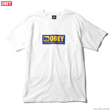 OBEY BASIC TEE "OBEY INTERNATIONAL ICON 2" (WHITE)画像
