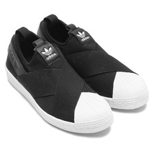 adidas Originals SUPER STAR SLIP ON W CORE BLACK/CORE BLACK/RUNNING WHITE S81337画像