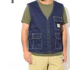 STUSSY Poly Cotton Work Vest 115439画像