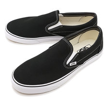 VANS CLASSIC SLIP-ON BLACK VN000EYEBLK画像