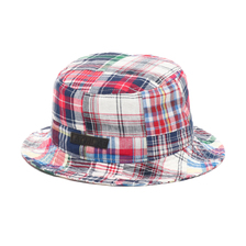 ATMOS LAB PATCHWORK BUCKET HAT NAVY AL19S-HG05画像