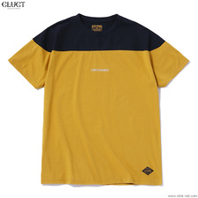 CLUCT FOOTBALL TEE (NAVY&times;MASTARD) 03005画像