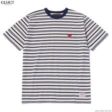 CLUCT RETRO SPEC STRIPE TEE (NAVY) 03002画像