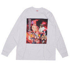 Supreme 19SS Sekintani La Norihiro L/S Tee WHITE画像