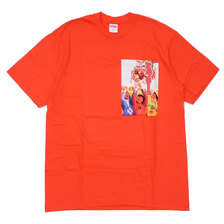 Supreme 19SS Sekintani La Norihiro Tee BRIGHT ORANGE画像