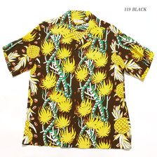 SUN SURF S/S RAYON HAWAIIAN SHIRT "SCREW PINE BORDER" SS38042画像