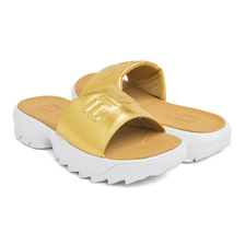 FILA DISRUPTOR SLIDE METALLIC METALLIC GOLD F0368-0700画像