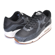 NIKE WMNS AIR MAX 90 PREMIUM black/bladk-sail-gum med brn 443817-010画像