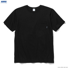 RADIALL PLAIN - CREW NECK POCKET T-SHIRT S/S (BLACK)画像