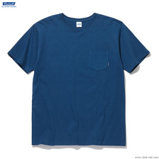 RADIALL PLAIN - CREW NECK POCKET T-SHIRT S/S (NAVY)画像