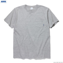 RADIALL PLAIN - CREW NECK POCKET T-SHIRT S/S (HEATHER GRAY)画像