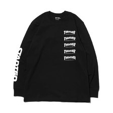 THRASHER &times; STARTER L/S T-SHIRT BLACK STTH-1011画像