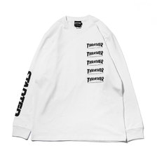 THRASHER &times; STARTER L/S T-SHIRT WHITE STTH-1011画像