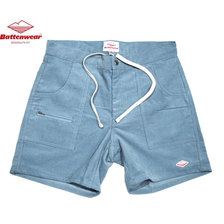Battenwear CORDUROY LOCAL SHORTS light blue画像
