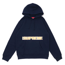 Supreme 19SS Blockbuster Hooded Sweatshirt NAVY画像