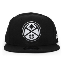 NEW ERA DENVER NUGGETS SNAPBACK BLACK WHITE NR70450120画像