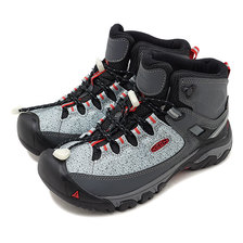KEEN &times; FUJIROCK W TARGHEE EXP MID SP WP STONE/FIRE RED 1021805画像