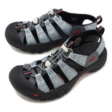 KEEN &times; FUJIROCK M NEWPORT H2 STONE/FIRE RED 1021559画像