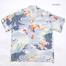 SUN SURF S/S RAYON HAWAIIAN SHIRT "GOLD FISH" SS38027画像