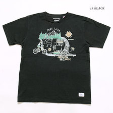 BARNS &times; TAKEDA MASASHI Made in U.S.A. S/S T-SHIRT "PORT LAND" BR-7942画像