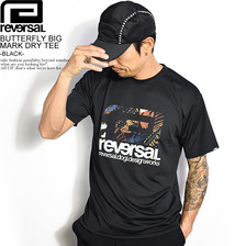 reversal BUTTERFLY BIG MARK DRY TEE -BLACK- RV19SS010画像
