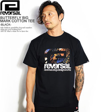 reversal BUTTERFLY BIG MARK COTTON TEE -BLACK- RV19SS001画像