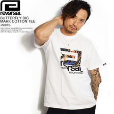 reversal BUTTERFLY BIG MARK COTTON TEE -WHITE- RV19SS001画像