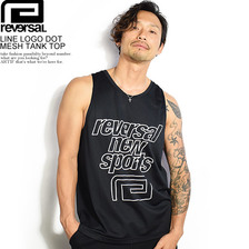 reversal LINE LOGO DOT MESH TANK TOP RV19SS019画像
