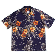 APPLEBUM Flower Aloha S/S Shirt NAVY画像