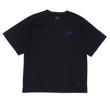 NEEDLES EMB. POCKET TEE BLACK画像